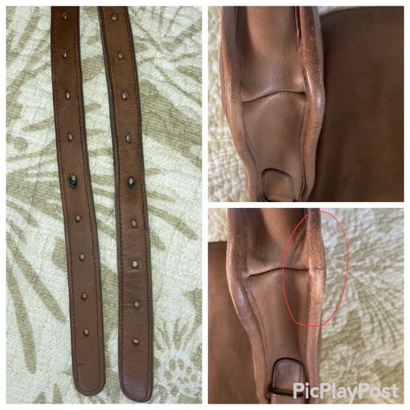 Vintage 70’s NYC Coach Saddle Pouch Large # 9585 in Saddle Brown - Picture 10 of 16